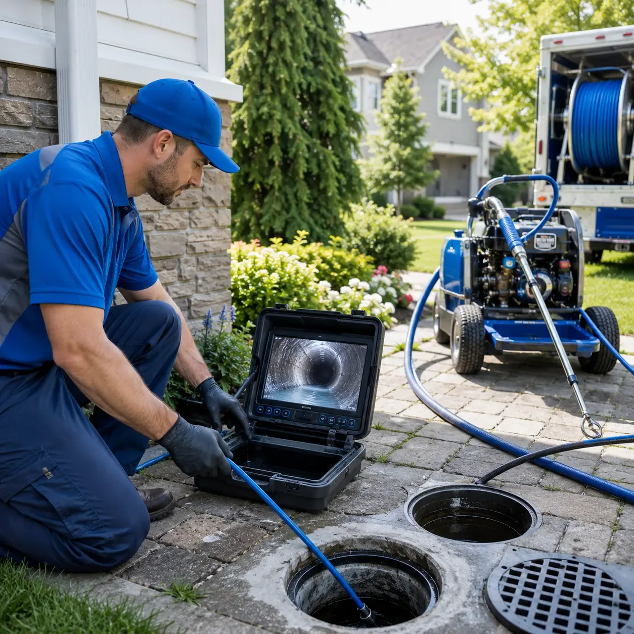 Outdoor drain cleaning professionals serving Blue Ball, PA